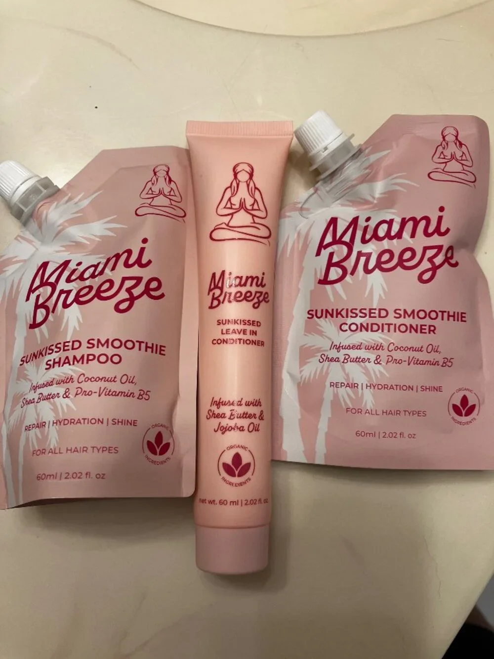 Beauty Karma Miami Breeze Sunkissed Smoothie Hair Care Kit w/4 products